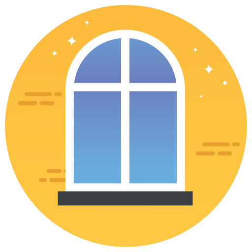 ventana Generic Flat Gradient icono
