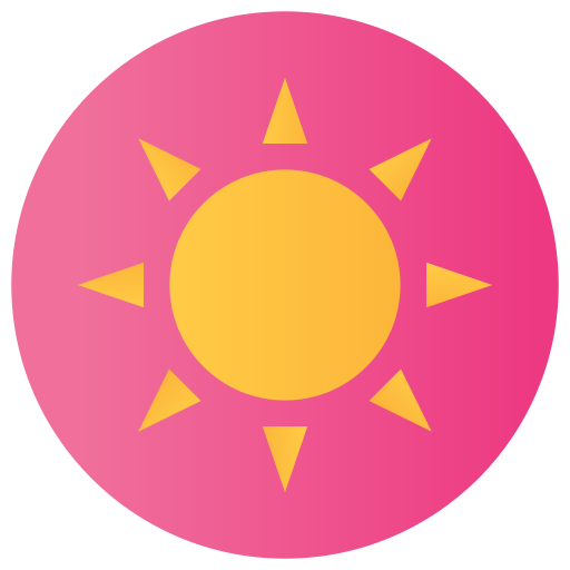 słońce Generic Flat Gradient ikona