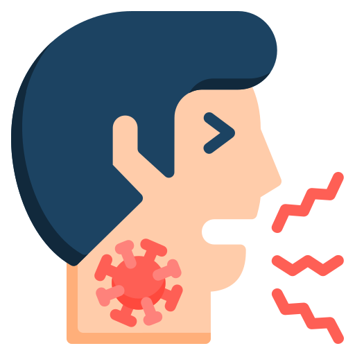 Cough Generic Flat icon