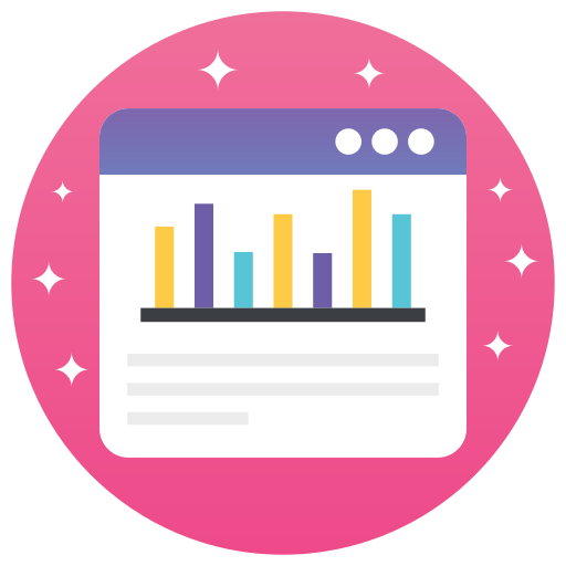 web analyses Generic Flat Gradient icoon