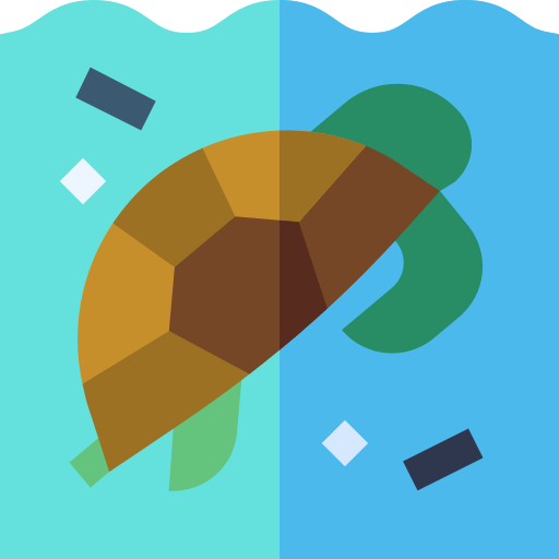 schildpad Basic Straight Flat icoon