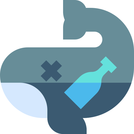 Water pollution Basic Straight Flat icon