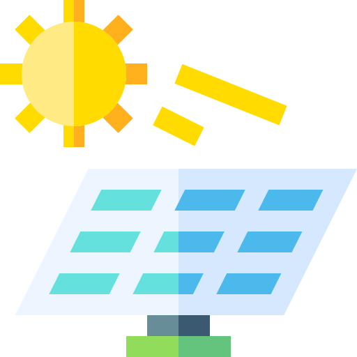 panel słoneczny Basic Straight Flat ikona