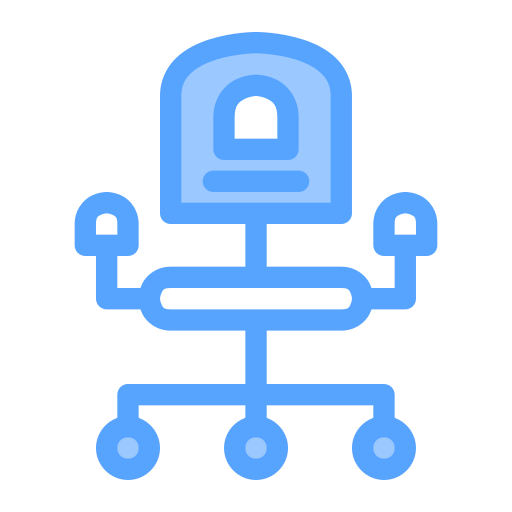 事務用椅子 Generic Blue icon