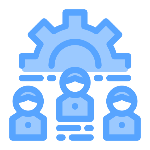 チームワーク Generic Blue icon