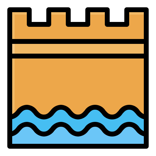 inundar Generic Outline Color icono