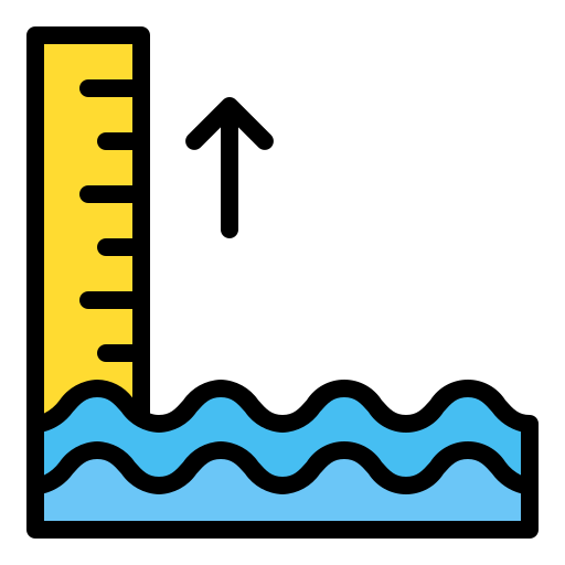 nivel del agua Generic Outline Color icono