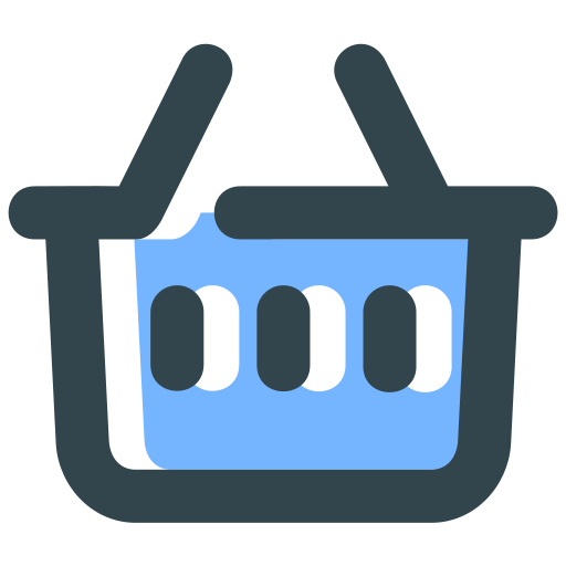 Shopping basket Generic Color Omission icon