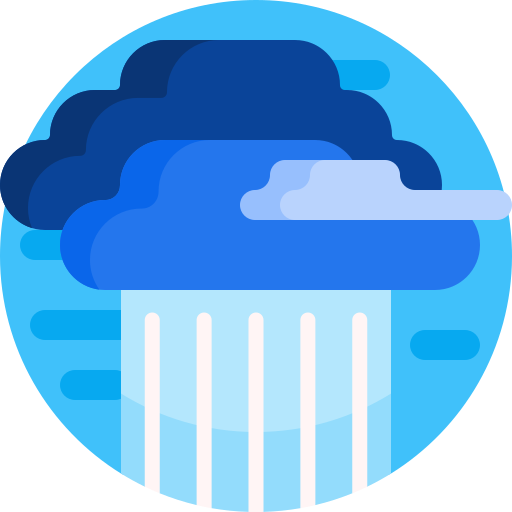 Downpour Detailed Flat Circular Flat icon