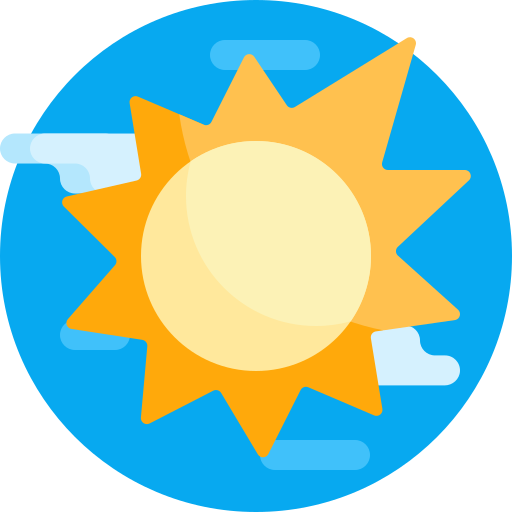 sonnig Detailed Flat Circular Flat icon