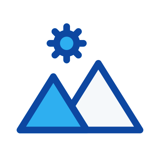 pirámide Generic Outline Color icono