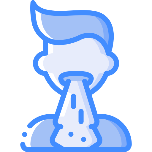 구토 Basic Miscellany Blue icon