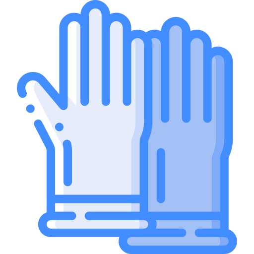 Gloves Basic Miscellany Blue icon