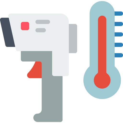 sensor de temperatura Basic Miscellany Flat Ícone