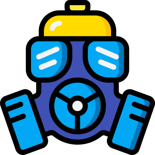 Gas mask Basic Miscellany Lineal Color icon