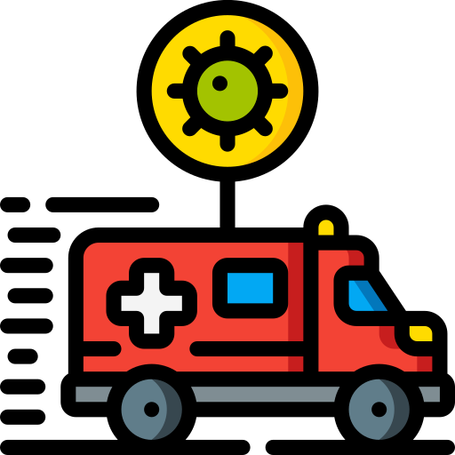 ambulancia Basic Miscellany Lineal Color icono