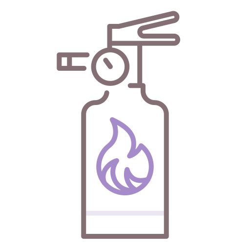 Fire extinguisher Flaticons Lineal Color icon