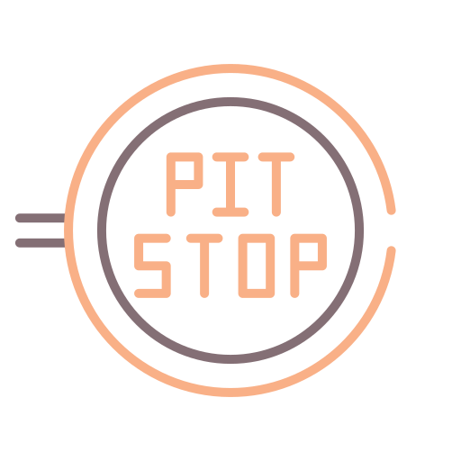 pit stop Flaticons Lineal Color icona