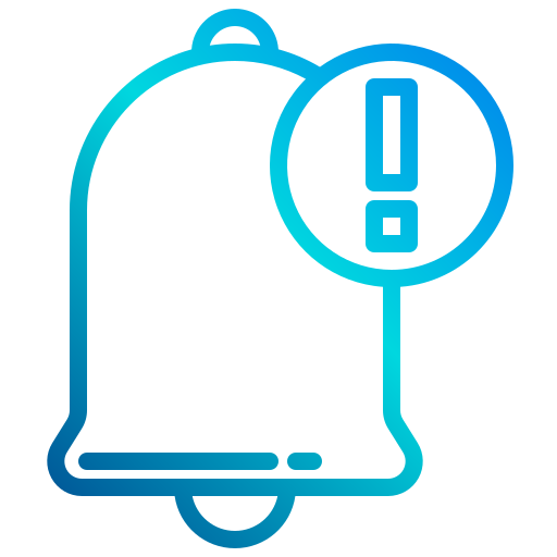 alarm xnimrodx Lineal Gradient icon