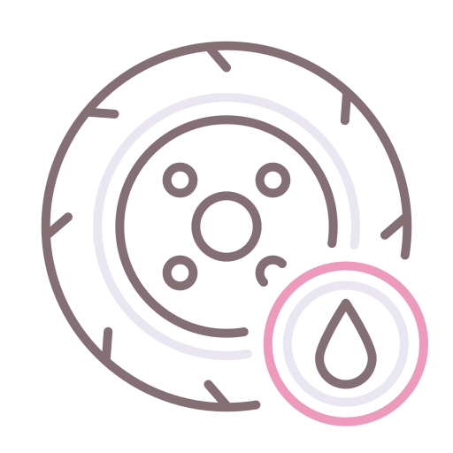 Tire wheels Flaticons Lineal Color icon