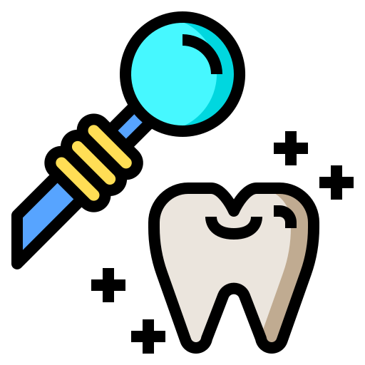 Mouth mirror Phatplus Lineal Color icon