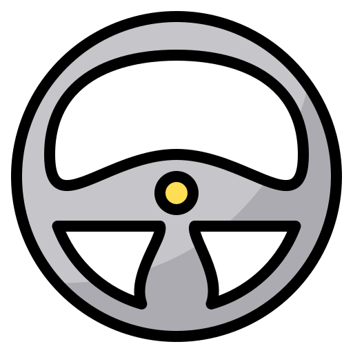 Steering wheel Phatplus Lineal Color icon