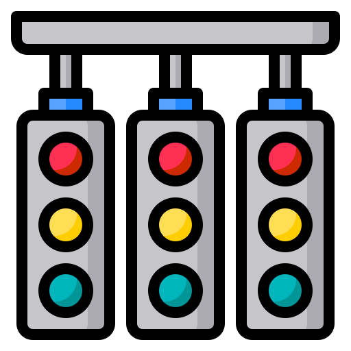 semafori Phatplus Lineal Color icona