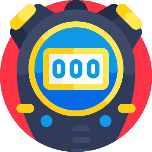 Stopwatch Detailed Flat Circular Flat icon