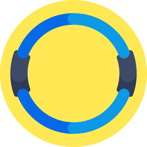 pilates Detailed Flat Circular Flat ikona