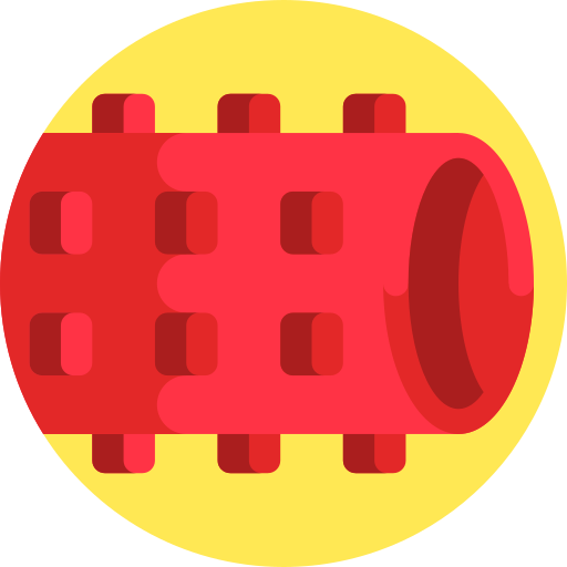 Foam roller Detailed Flat Circular Flat icon