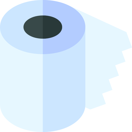 klopapier Basic Straight Flat icon