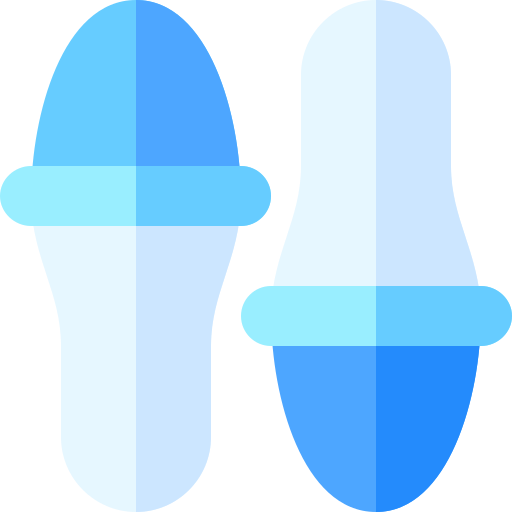 hausschuhe Basic Straight Flat icon