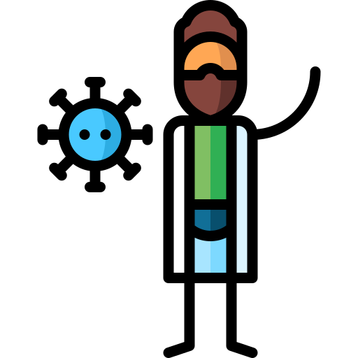 arzt Puppet Characters Lineal Color icon