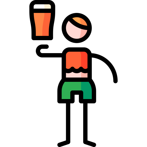 trinken Puppet Characters Lineal Color icon