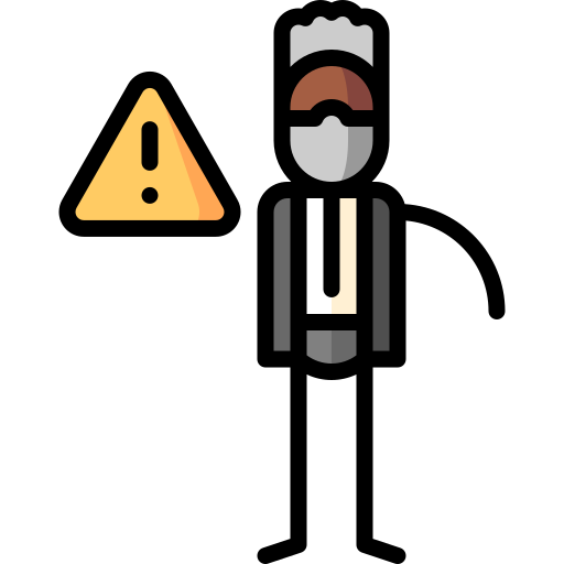 Alert Puppet Characters Lineal Color icon