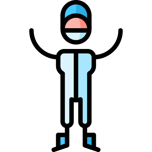 veiligheidspak Puppet Characters Lineal Color icoon