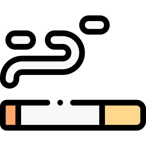 Cigarrete Detailed Rounded Lineal color icon