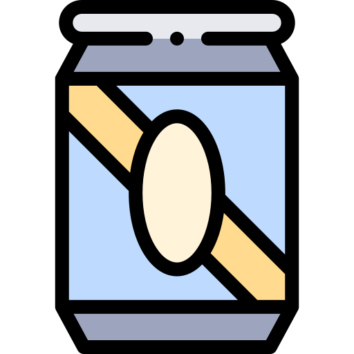 맥주 캔 Detailed Rounded Lineal color icon