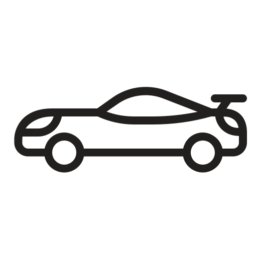 carro deportivo Generic Detailed Outline icono