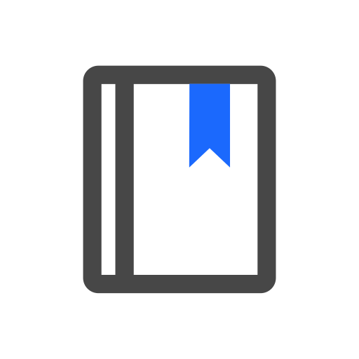 boek Generic Blue icoon