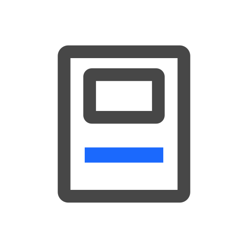 omslag Generic Blue icoon
