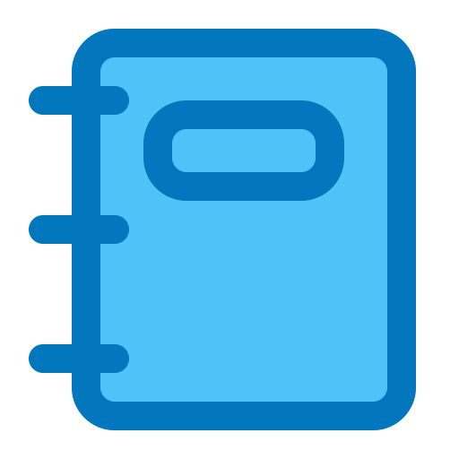 공책 Generic Blue icon