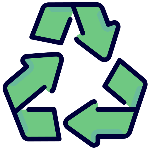 recycling-zeichen Generic Outline Color icon