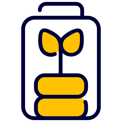 eco-batterij Generic Fill & Lineal icoon