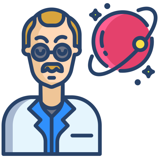 Scientist Icongeek26 Linear Colour icon