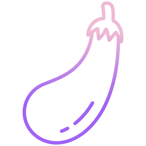 Eggplant Icongeek26 Outline Gradient icon