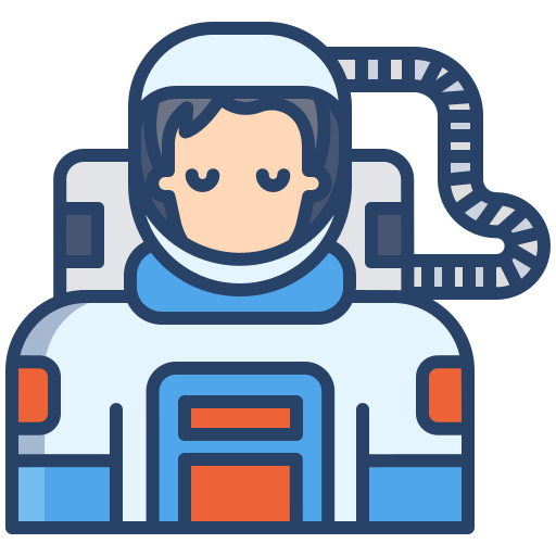 astronaut Icongeek26 Linear Colour icoon