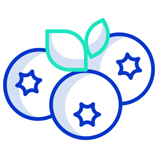 Blueberry Icongeek26 Outline Colour icon