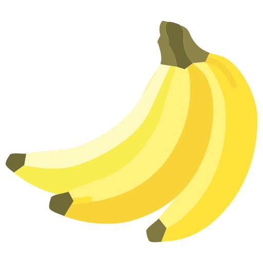 plátanos Icongeek26 Flat icono