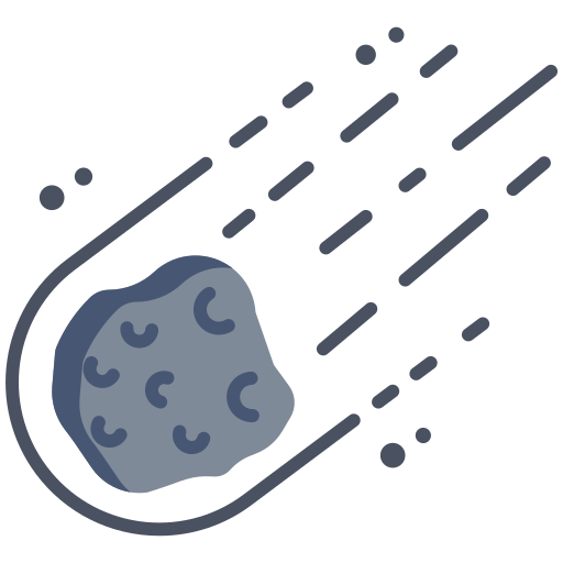 Asteroid Icongeek26 Flat icon